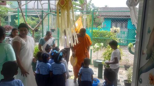 ඇටම්පොලවත්ත පෙර පාසල සංවිධානය කරන ලද ධර්මදේශනාව